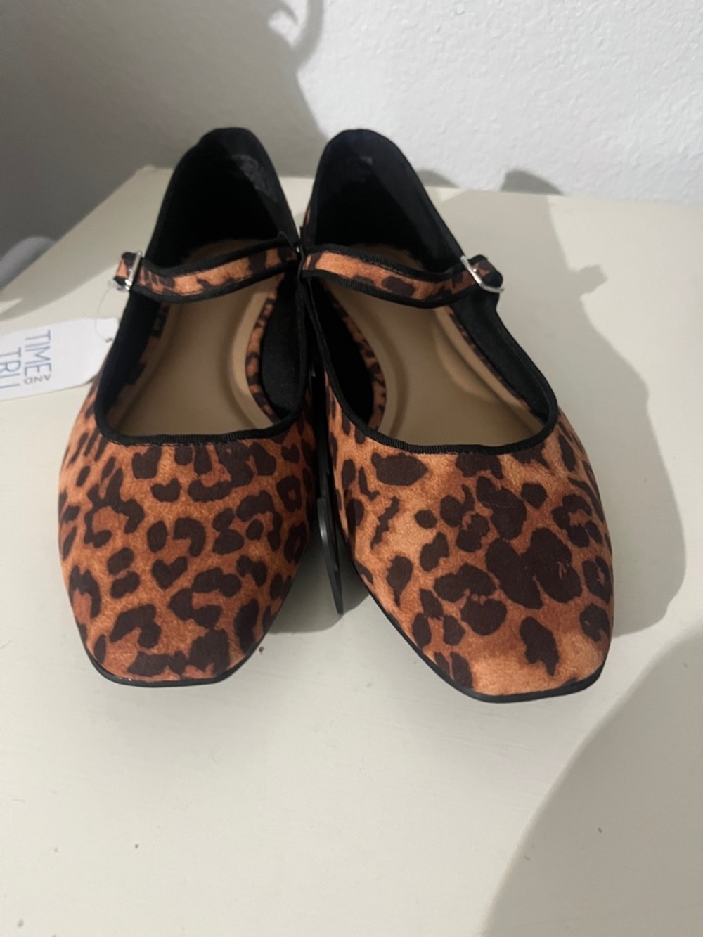 New Time And Tru Women’s Leopard Print Mary Jane Flats Shoes Size 11 NWT - Picture 9 of 9